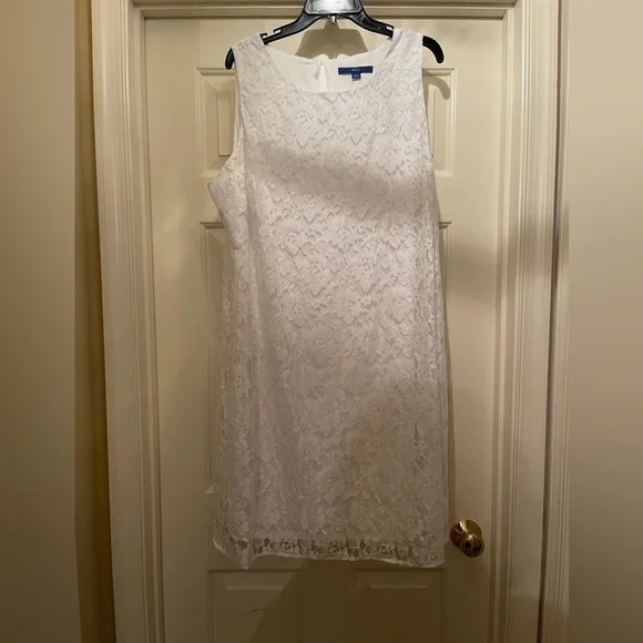 Apt. 9 | Dresses | Apt 9 White Lace A Line Summer Dress X | Poshmark